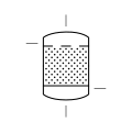 Column with Fluidized Bed Symbol