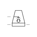 Cooling Tower Wet with Forced Draught Symbol