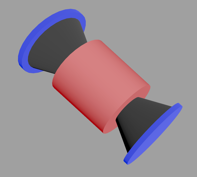 3D Model of Magnetic Flow Meter