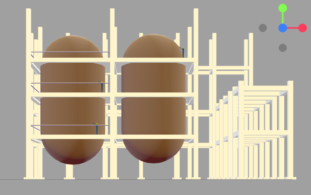 Model Builder View From Z-Axis